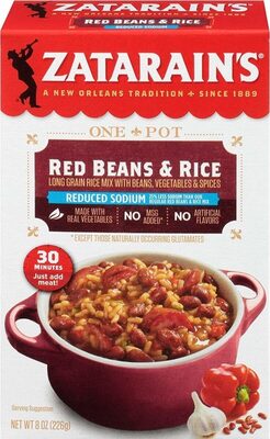 Red Beans & Rice Long Grain Rice Mix With Beans, Vegetables & Spices, Red Beans