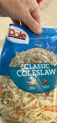 Classic Green Cabbage, Shredded Carrots Coleslaw, Classic