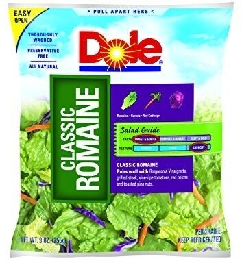 Classic Romaine Red Cabbage, Romaine Lettuce, Carrots, Classic Romaine
