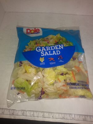 Garden Iceberg Lettuce, Shredded Carrots, Red Cabbage Salad, Garden