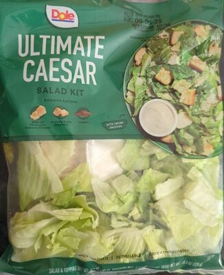 Ultimate Caesar Romaine Lettuce, Artisan-Style Croutons, Caesar Dressing, Shaved Parmesan Romano, Spices, Black Pepper Premium Kit, Ultimate Caesar