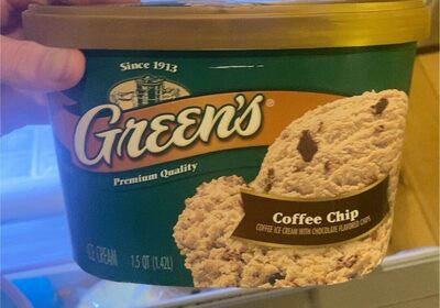 Coffee Chip Ice Cream With Chocolate Flavored Chips, Coffee Chip, Chocolate