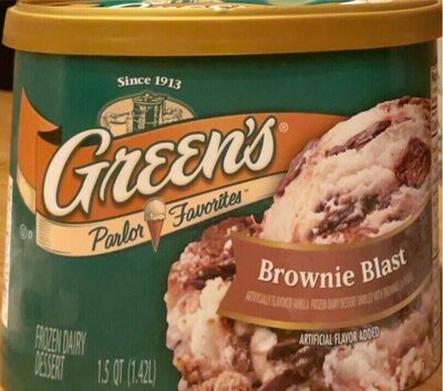 Brownie Blast Frozen Dairy Dessert, Brownie Blast