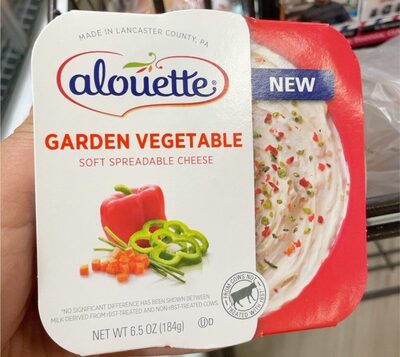 Garden Vegetable Soft Spreadable Cheese, Garden Vegetable