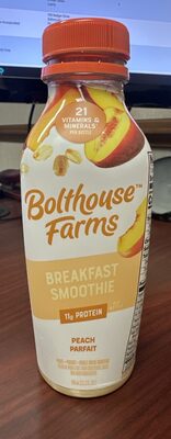 Breakfast Smoothie Peach + Yogurt + Whole Grain, Breakfast Smoothie