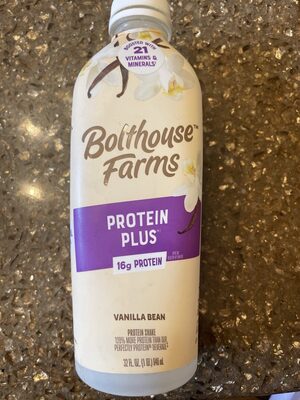 Bolthouse Farms, Protein Plus, Protein Shake, Vanilla Bean, Vanilla Bean