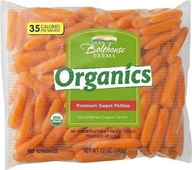 Bolthouse Farms, Organics Premium Sweet Petites Carrots