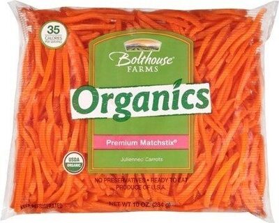 Bolthouse Farms, Organics Julienned Carrots