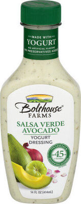 Salsa Verde Avocado Yogurt Dressing, Salsa Verde Avocado