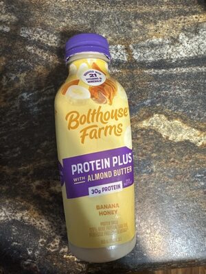 Bolthouse Farms, Protein Plus, Protein Shake, Banana Honey Almond Butter, Banana Honey Almond Butter