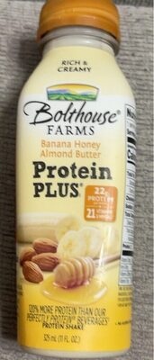 Bolthouse Farms, Protein Plus, Protein Shake, Banana Honey Almond Butter, Banana Honey Almond Butter