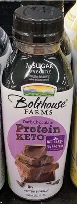 No Sugar Added Dark Chocolate Protein Beverage, Dark Chocolate