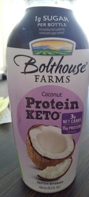 No Sugar Added Coconut Protein Beverage, Coconut