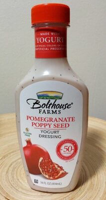 Pomegranate Poppy Seed Yogurt Dressing, Pomegranate; Poppy Seed