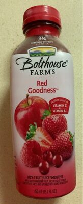 Red Goodness Apple And Strawberry Fruit Juice Smoothie, Red Goodness