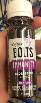 Immunity Elderberry + Zinc Juice, Blackberry; Elderberry