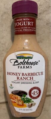 Honey Barbecue Ranch Yogurt Dressing & Dip, Honey; Barbecue