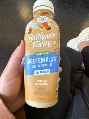 Vanilla Cinnamon Oatmilk Protein Shake, Vanilla; Cinnamon