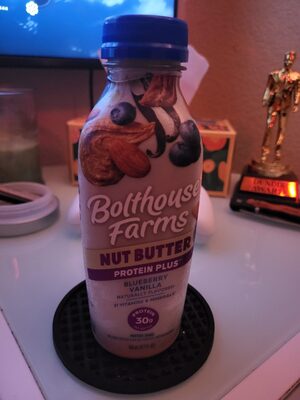 Blueberry Vanilla Nut Butter Protein Shake, Blueberry; Vanilla