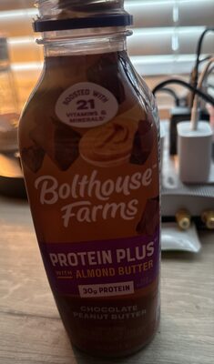 Chocolate Peanut Butter Flavored Nut Butter Protein Shake, Chocolate; Peanut Butter