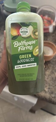 Green Goodness 100% Fruit Juice Smoothie A Kiwi, Apple And Mango Flavored Blend Of 4 From Concentrate And 2 Not From Concentrate Juices With Added Ingredients, Kiwi, Apple And Mango