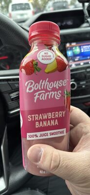 Strawberry Banana 100% Fruit Juice Smoothie, Strawberry Banana