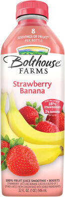 Strawberry Banana 100% Fruit Juice Smoothie, Strawberry Banana
