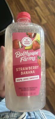 Strawberry Banana Fruit Juice Smoothie, Strawberry Banana