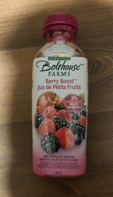Berry Flavored 100% Fruit Juice Smoothie, Berry Boost