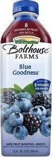 100% Fruit Juice Smoothie + Boosts, Blue Goodness