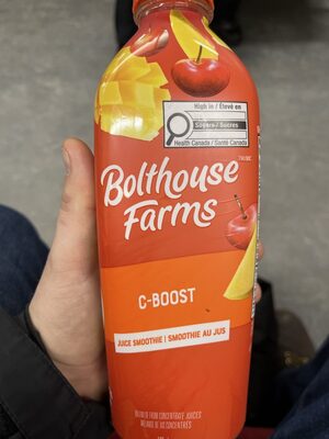 C-Boost  100% Fruit Juice Smoothie, Pear; Apple; Mango