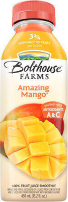 Amazing Mango 100% Fruit Juice Smoothie, Amazing Mango