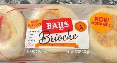 Brioche Style English Muffins, Brioche Style
