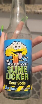 Blue Razz Slime Licker Sour Soda, Blue Razz
