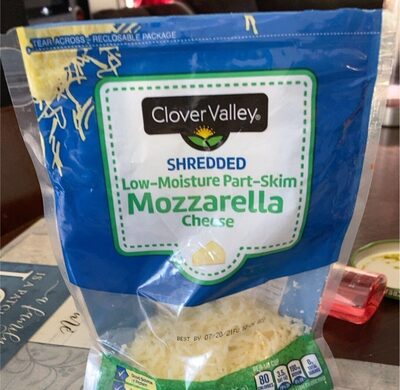 Mozzarella Low-Moisture Part-Skim Shredded Cheese, Mozzarella