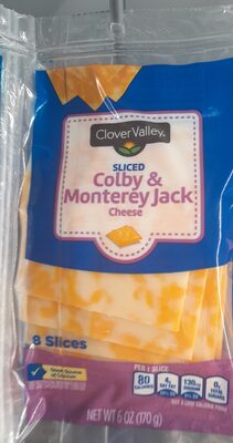 Sliced Colby & Monterey Jack Cheese, Colby & Monterey Jack