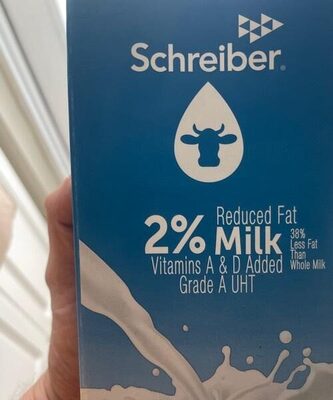 2% Reduced Fat Milk