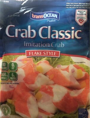 Flake Style Crab Classic Imitation Crab, Flake Style