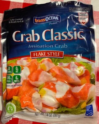 Flake Style Classic Imitation Crab, Flake Style