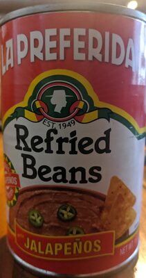 Refried Beans With Jalapenos, Jalapenos