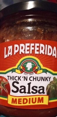 Medium Thick 'N Chunky Salsa, Medium Thick 'N Chunky