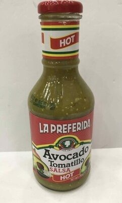 Hot Avocado Tomatillo Salsa, Hot Avocado Tomatillo