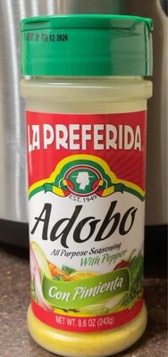 Adobo All Purpose Seasoning With Pepper, Pepper