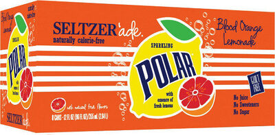Sparkling Blood Orange Lemonade Seltzer'Ade, Blood Orange; Lemonade