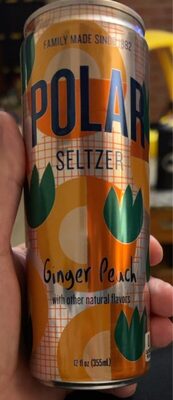 12Oz Sleek Can Ginger Peach Seltzer