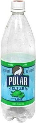 1 Liter Bottle Lime Seltzer