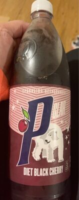 1 Liter Bottle Diet Black Cherry