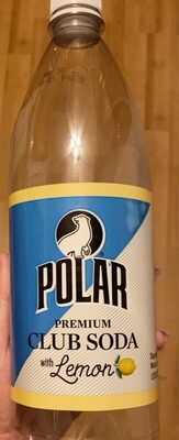 1L Bottle Club Soda W/Lemon