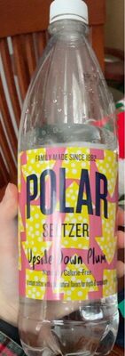 1L Bottle Upside Down Plum Seltzer