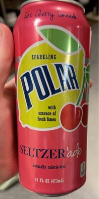 Sparkling Tart Cherry Limeade Seltzer'Ade, Tart Cherry; Limeade